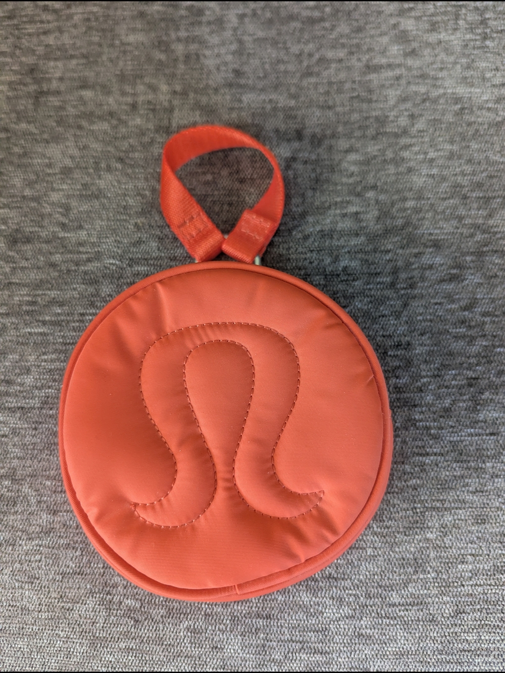 lululemon athletica Coral Round Zip Pouch with Loop